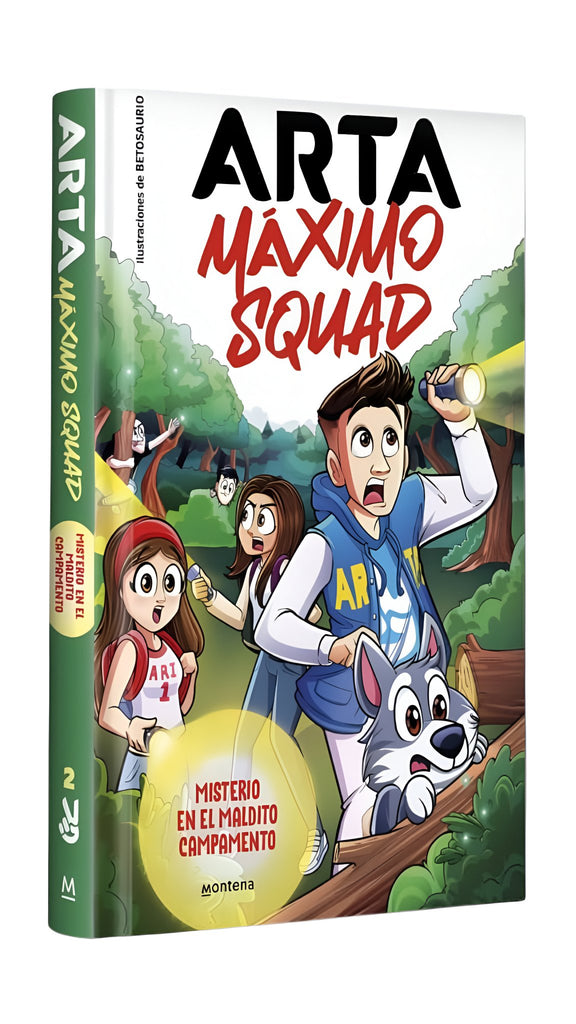Libro - ARTA Máximo Squad 2 - Misterio en el maldito campamento - Tienda Arta Game