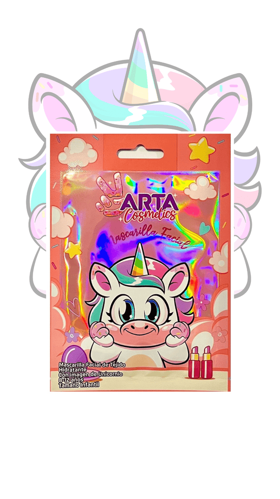 Mascarilla Facial Hidratante Unicornio - Arta Cosmetics - Tienda Arta Game