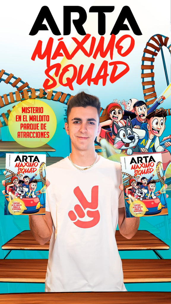 Libro - ARTA Máximo Squad 3 - Misterio en el maldito parque de atracciones - Tienda Arta Game